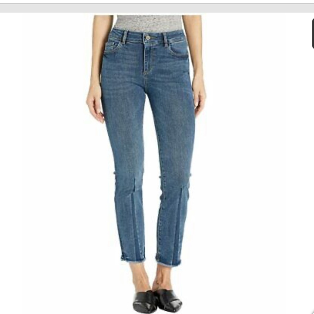 DL1961 Mara High Rise Straight Ankle Crop - Picture 2 of 5